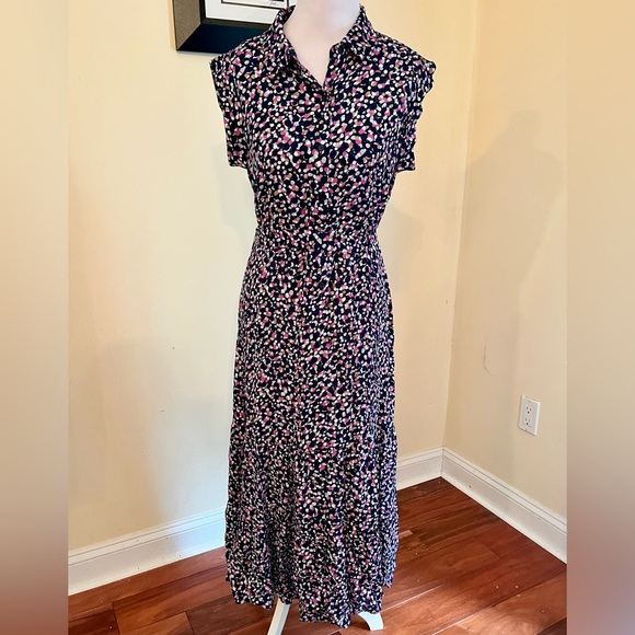 Hobbs London Button Down Dress - Picture 1 of 5